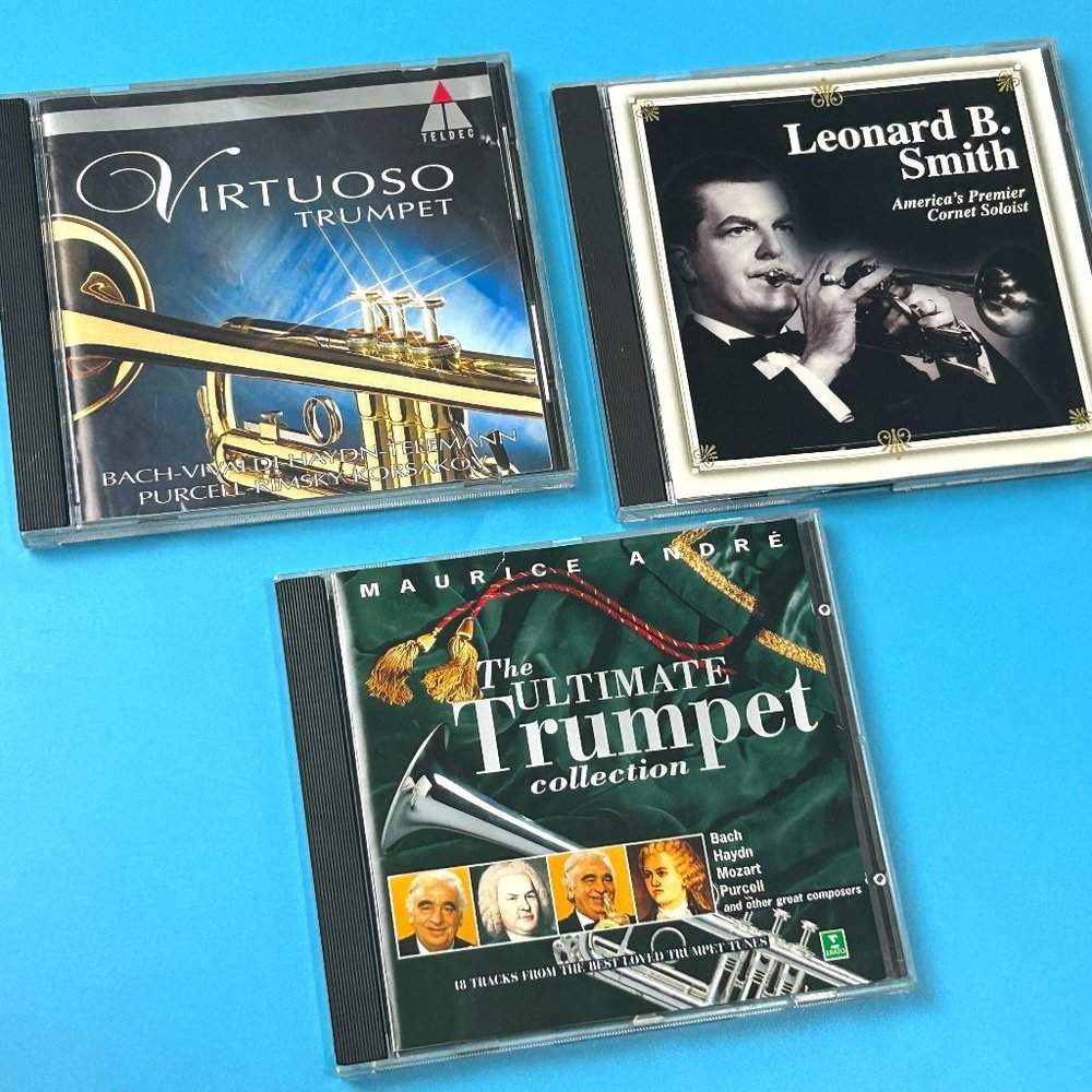 Lot of 3 CD's Trumpet Cornet Classical Music & More